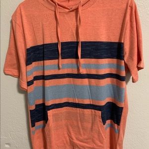 Men’s Outdoor Short Sleeve Hoodie t-shirt